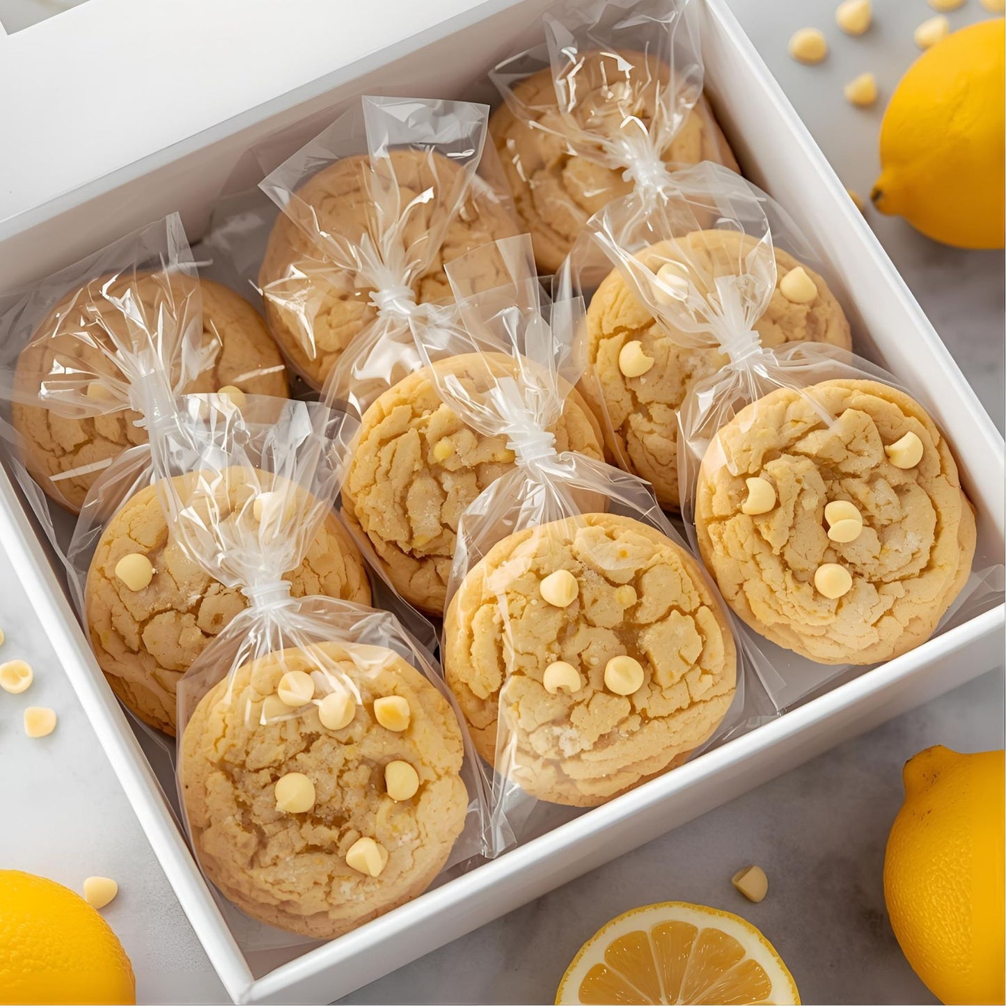 White Lemon Choc Chip Cookies