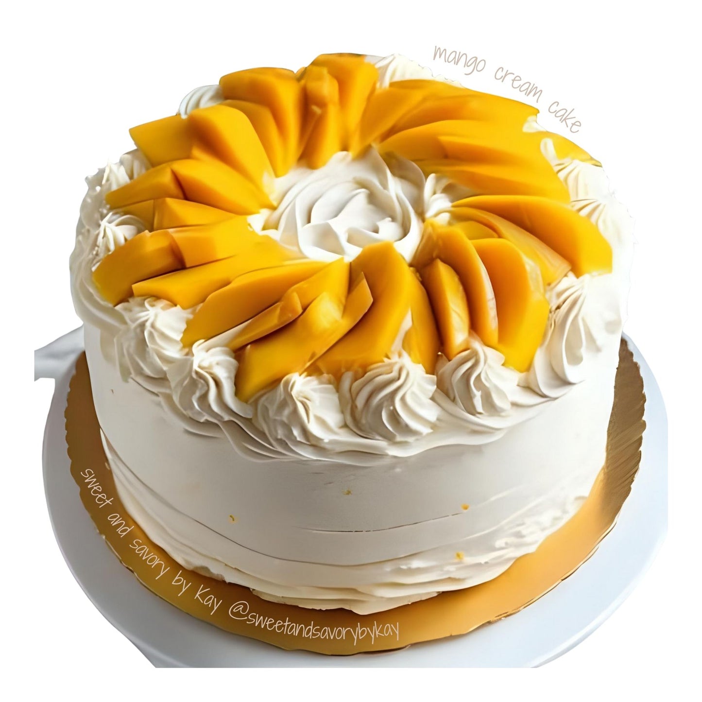 Mango Cream Cake